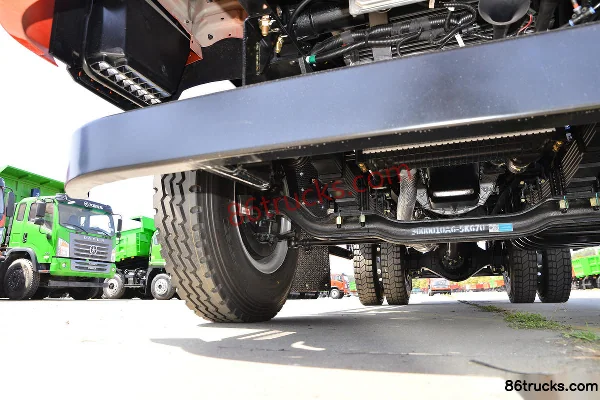 Dayun G5 Composite 160 hp 4X2(6 wheels) 4m dump truck Chassis (2) | 86Trucks