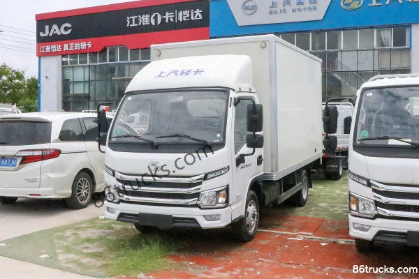 Yuejin Fuxing S100 1.6L 120hp 4X2(6 wheels) Gasoline 4.17m Single Row Van Truck (China VI) Exterior (3) | 86Trucks