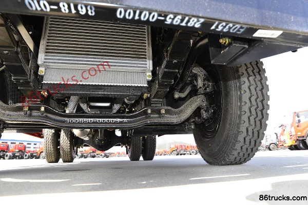 Sanhuan Shitong Chuangke 165 hp 4X2(6 wheels) 4.2m Dump Truck Chassis (3) | 86Trucks