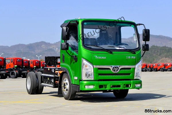 Sanhuan Shitong Chuangke 4X2(6 wheels) 3.5m Electric Enclosed Garbage Truck 89.12kWh Exterior