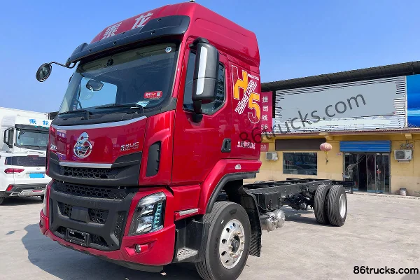 Dongfeng H5 Chuangfu Edition 320 ch 4X2(6 roues) Fast Gear 9 vitesses Camion porteur à grille 6,8 m Extérieur (3) | 86Trucks