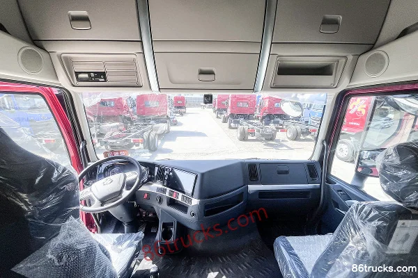 Dongfeng H5 Chuangfu Edition 320 ch 4X2(6 roues) Fast Gear 9 vitesses Camion porteur à grille 6,8 m Cabine (1) | 86Trucks