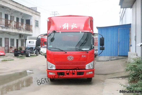 FAW Jiefang J6F 165hp 4X2(6 wheels) 4.16m Single Row Stake Truck (350 Rear Axle) Exterior (2) | 86Trucks