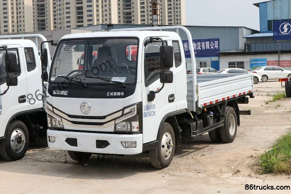 Dongfeng Duolika D5 Ruineng Edition 115hp 4X2(6 wheels) 3.4m semi-row flatbed light truck (China VI) (air brake) Exterior (3) | 86Trucks