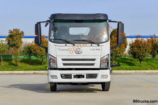 Sanhuan Shitong Chuangke 160 hp 4X2(6 wheels) 4.15m Single Row Flatbed Light Truck Exterior (2) | 86Trucks