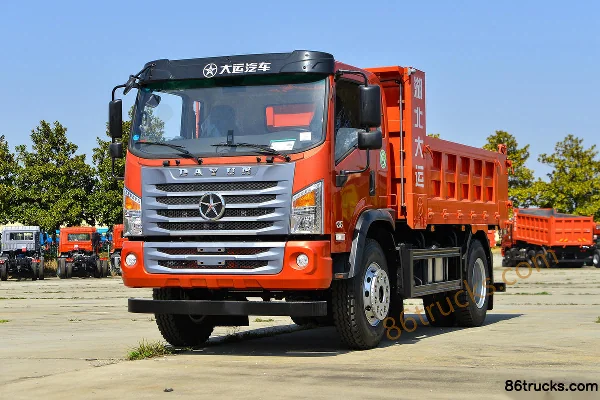 Dayun G6 Medium Truck 190 hp 4X2(6 wheels) 4.15m Single Row Cab Dump Truck Exterior (3) | 86Trucks