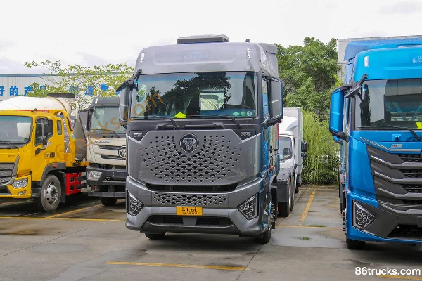 Foton Auman Galaxy Southern Version 580hp 6X4(10 wheels) LNG Automatic Tractor Truck (Hydraulic Retarder) Exterior (3) | 86Trucks