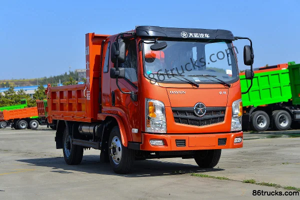 Dayun Ruisheng Composite Type 130hp 4X2(6 wheels) 3.45m Dump Refuse Truck (China VI) Exterior