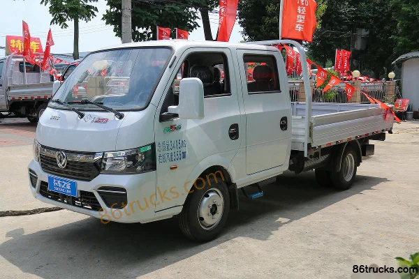 Dongfeng T5 Annual Edition Standard 2.0L 127hp 4X2(6 wheels) CNG 3.03m double-row stake truck (China VI) Exterior (3) | 86Trucks