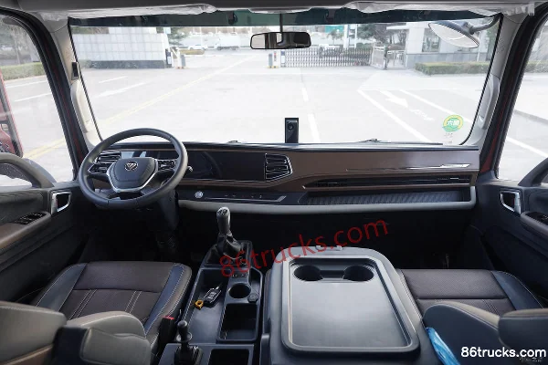 Foton Big King Kong ES5 Pro 200 hp 4X2(6 wheels) 5.2m Dump Truck (153Z rear axle) Cab (1) | 86Trucks