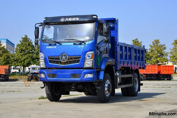 Dayun Zhisheng Medium Truck Heavy-Duty 200hp 4X4(6 wheels) 4.6m Dump Truck Exterior (3) | 86Trucks