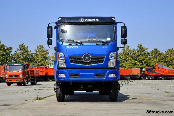 Dayun Zhisheng Medium Truck Heavy-Duty 200hp 4X4(6 wheels) 4.6m Dump Truck Exterior (2) | 86Trucks