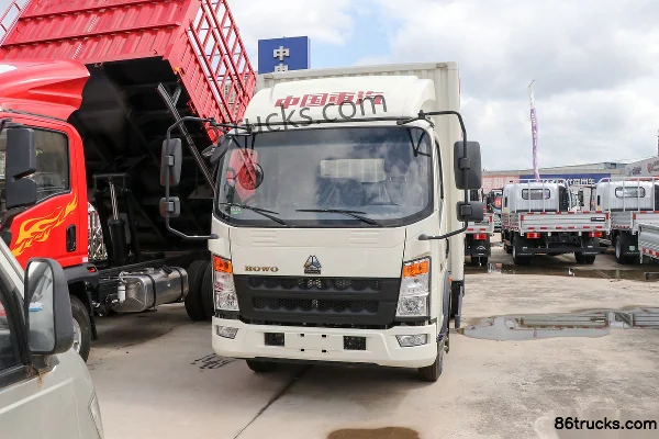 Sinotruk HOWO Hanjiang M 140 ch 4X2(6 roues) camion léger à cabine simple 4,15 m (Zhuchi 5 vitesses) Extérieur (2) | 86Trucks