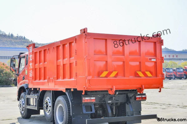 Dayun Yunlong Composite 240 hp 6X2(8 wheels) 4.8m Dump Truck (Lift Axle) Body (3) | 86Trucks