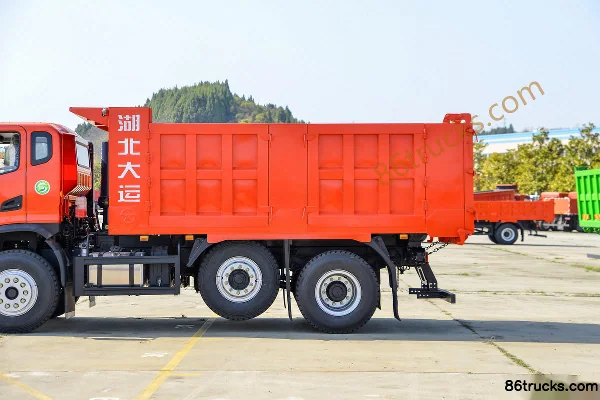 Dayun Yunlong Composite 240 hp 6X2(8 wheels) 4.8m Dump Truck (Lift Axle) Body (2) | 86Trucks