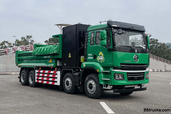 Proton Auto 31T 8X4(12 wheels) 5.6m Fuel Cell Dump Truck 76.63kWh Exterior
