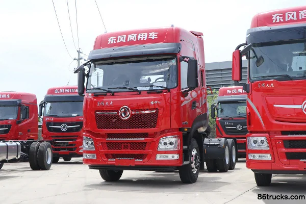 Dongfeng Commercial Vehicle Tianlong KL Heavy Truck 520 hp 6X4(10 wheels) LNG Tractor Truck (Hydraulic Retarder) Exterior (3) | 86Trucks