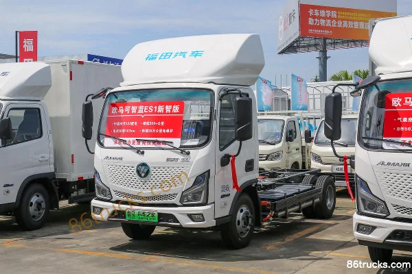 Aumark ES 4.5T 4,16 m cabine simple fourgon électrique pur 123,33 kWh 4X2(6 roues) Extérieur (3) | 86Trucks