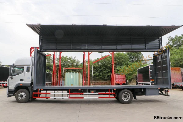 Foton Auhang R Series 260 ch 4X2(6 roues) 7.8m camion porteur à rideaux coulissants Carrosserie (2) | 86Trucks