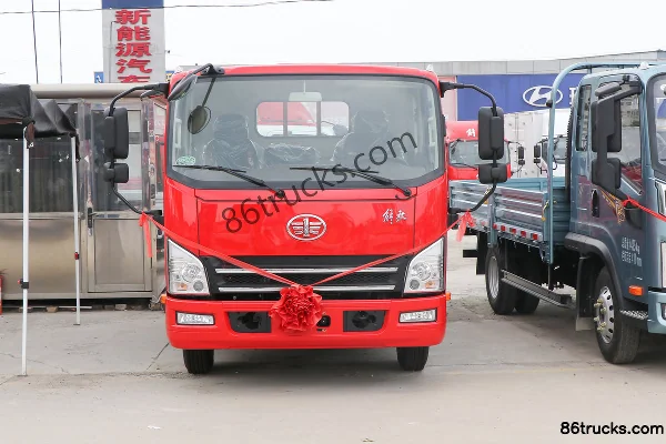 FAW Jiefang Hu VH 160 hp 4X2(6 wheels) 3.82m Crew Cab Flatbed Light Truck (China VI) Exterior (2) | 86Trucks