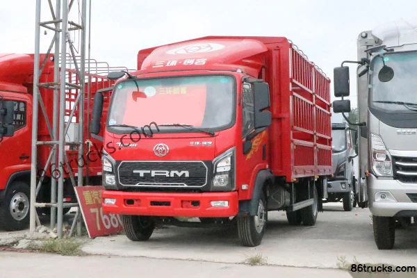 Sanhuan Shitong New Chuangke Composite Edition 160hp 4X2(6 wheels) 4.18m single-row stake truck Exterior (3) | 86Trucks