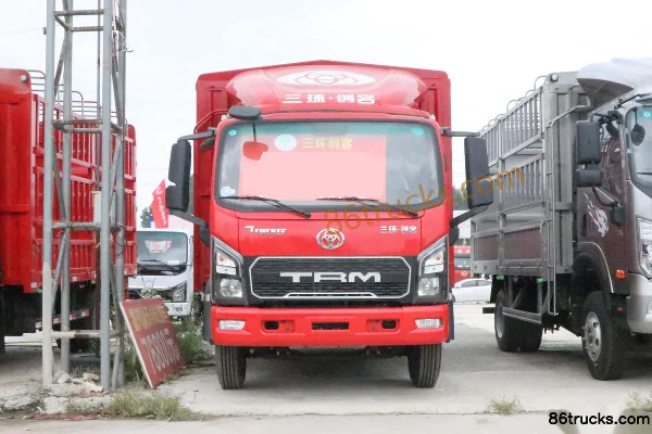 Sanhuan Shitong New Chuangke Composite Edition 160hp 4X2(6 wheels) 4.18m single-row stake truck Exterior (2) | 86Trucks