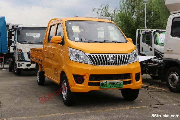 Ankai Shenqi T10EV Long Range Edition 2.6T 2.52m Double Row Pure Electric Flatbed Micro Truck 46.368kWh 4X2(6 wheels) Exterior (2) | 86Truck