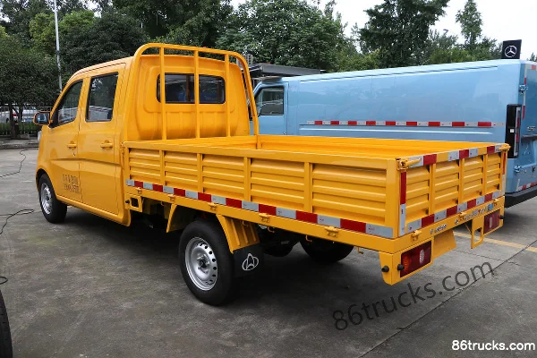 Ankai Shenqi T10EV Long Range Edition 2.6T 2.52m Double Row Pure Electric Flatbed Micro Truck 46.368kWh 4X2(6 wheels) Body (2) | 86Trucks
