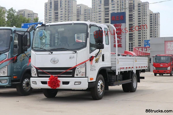 FAW Jiefang Hu VN Zhaocai Hu 150 ch 4X2(6 roues) camion plateau léger cabine simple 4,2 m (WLY 6 vitesses) Extérieur (3) | 86Trucks