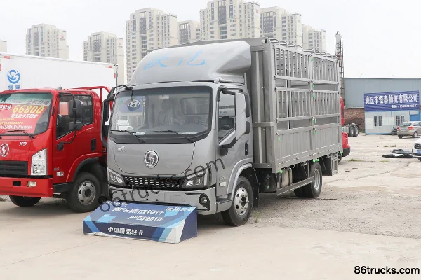 SHACMAN Commercial Vehicle Delong G300 2.5L Diesel 185hp 4X2(6 wheels) Fast Gear 10-Speed Air Brake 3.85m Semi-row Stake Truck Exterior (3)