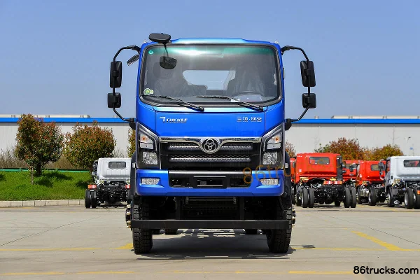 Sanhuan Shitong Chuangke 170 hp 4X4(6 wheels) 3.8m Off-road Dump Truck Exterior (2) | 86Trucks