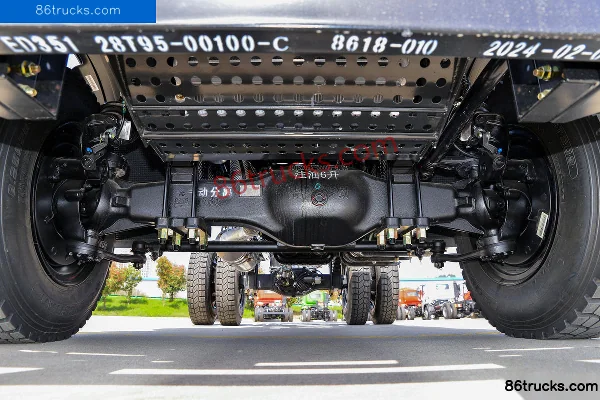 Sanhuan Shitong Chuangke 170 hp 4X4(6 wheels) 3.8m Off-road Dump Truck Chassis (1) | 86Trucks
