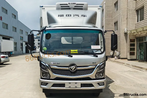 Foton Aoling Big Yellow Bee MINI Pro 170hp 4X2(6 wheels) 4.135m Refrigerated Truck Exterior (2) | 86Trucks