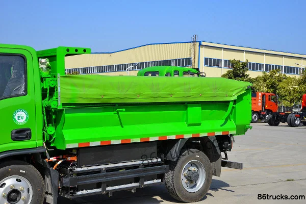 Dayun Yitu 4X2(6 wheels) 3m Pure Electric Dump Truck 98.03kWh Body (1) | 86Trucks