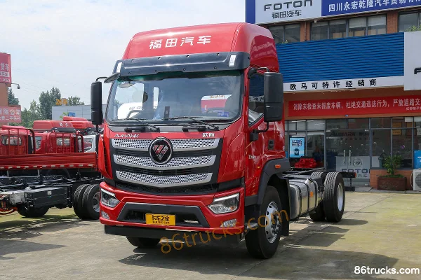 Foton Auman R Series 185hp 4X2(6 wheels) 6.1m van cargo truck (rear axle 8T) Exterior (3) | 86Trucks