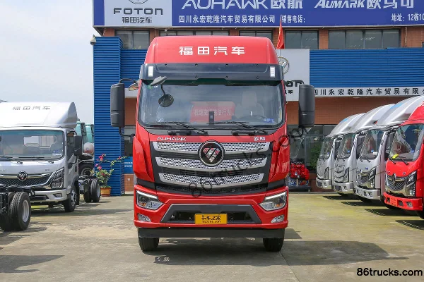 Foton Auman R Series 185hp 4X2(6 wheels) 6.1m van cargo truck (rear axle 8T) Exterior (2) | 86Trucks