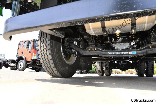 Dayun Yunlong 4X2(6 wheels) 4.2m electric dump truck Chassis (2) | 86Trucks