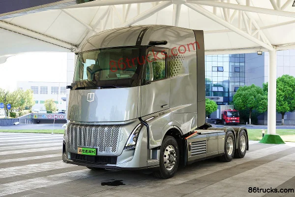 FARIZON Xinghan H 25T 6X4(10 wheels) electric tractor truck (living cabin) Exterior (3) | 86Trucks