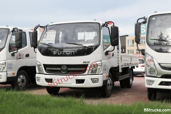 Foton Auling Jieyun Youth Invincible Edition 146hp 4X2(6 wheels) 3.83m half-row flatbed light truck (WLY 6-speed) Exterior (3) | 86Trucks