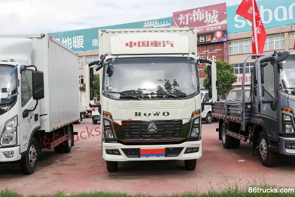 Sinotruk HOWO Tongshuai 145 ch 4X2(6 roues) 4,15 m cabine simple camion léger fourgon (WLY 5 vitesses) Extérieur (2) | 86Trucks