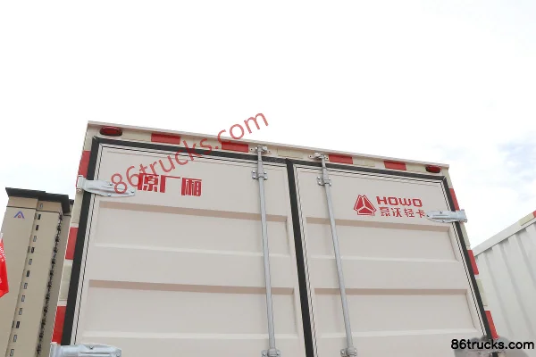 Sinotruk HOWO Tongshuai 145 ch 4X2(6 roues) 4,15 m cabine simple camion léger fourgon (WLY 5 vitesses) Carrosserie (3) | 86Trucks