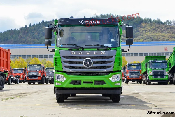 Dayun Fengshang Heavy-Duty 245hp 6X2(8 wheels) 5.5m Dump Truck Exterior (2) | 86Trucks