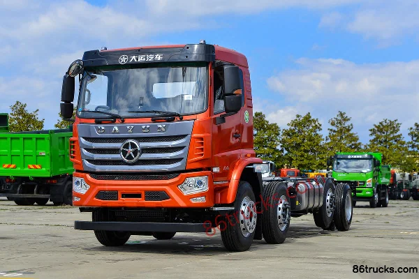 Dayun Fengshang Standard Load 270 hp 8X2(10 wheels) 8m Stake Truck Exterior (3) | 86Trucks