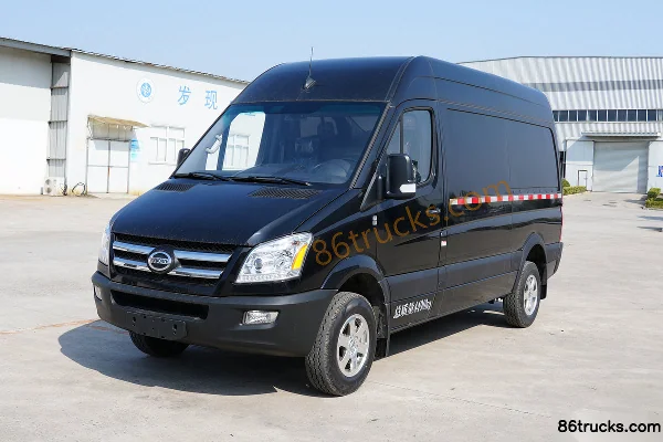 King Long Skyworth D11 2024 2-Seat High Roof 5.96m Electric Panel Van 77.28kWh Exterior (3) | 86Trucks