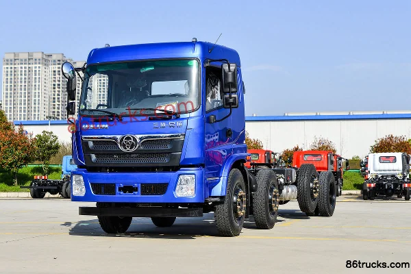 Sanhuan Shitong Haolong Luxury Edition 270 hp 8X2(10 wheels) 7.6m Side Panel Cargo Truck (Fast Gear 10-speed) Exterior (3) | 86Trucks