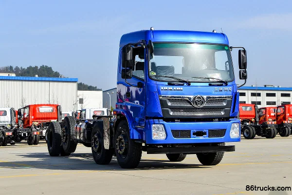 Sanhuan Shitong Haolong Luxury Edition 270hp 8X2(10 wheels) 7.2m Flatbed Cargo Truck Exterior