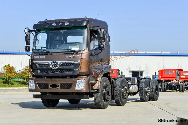 Sanhuan Shitong Haolong 260 hp 8X2(10 wheels) 7.6m Flatbed Cargo Truck (China VI) Exterior (3) | 86Trucks