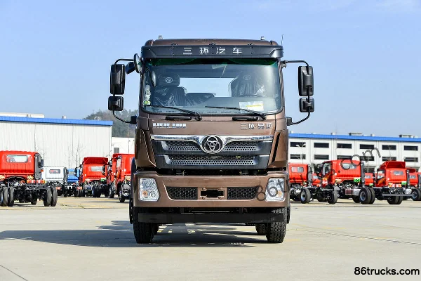 Sanhuan Shitong Haolong 260 hp 8X2(10 wheels) 7.6m Flatbed Cargo Truck (China VI) Exterior (2) | 86Trucks