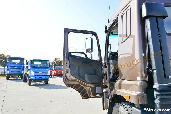 Sanhuan Shitong Haolong 260 hp 8X2(10 wheels) 7.6m Flatbed Cargo Truck (China VI) Cab (1) | 86Trucks