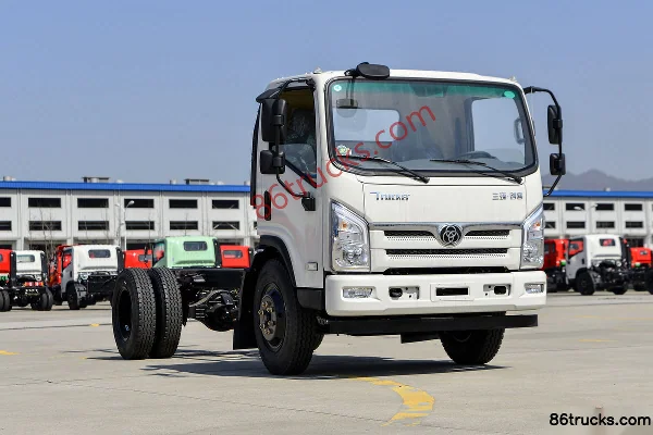 Sanhuan Shitong Chuangke 150 hp 4X2(6 wheels) 6m Single Row Cage Cargo Truck Exterior